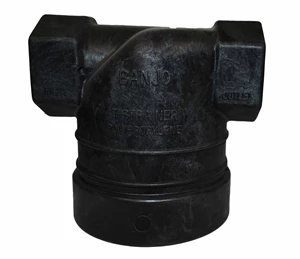 STRAINER HEAD; "T" POLYPRO 1-1/4"